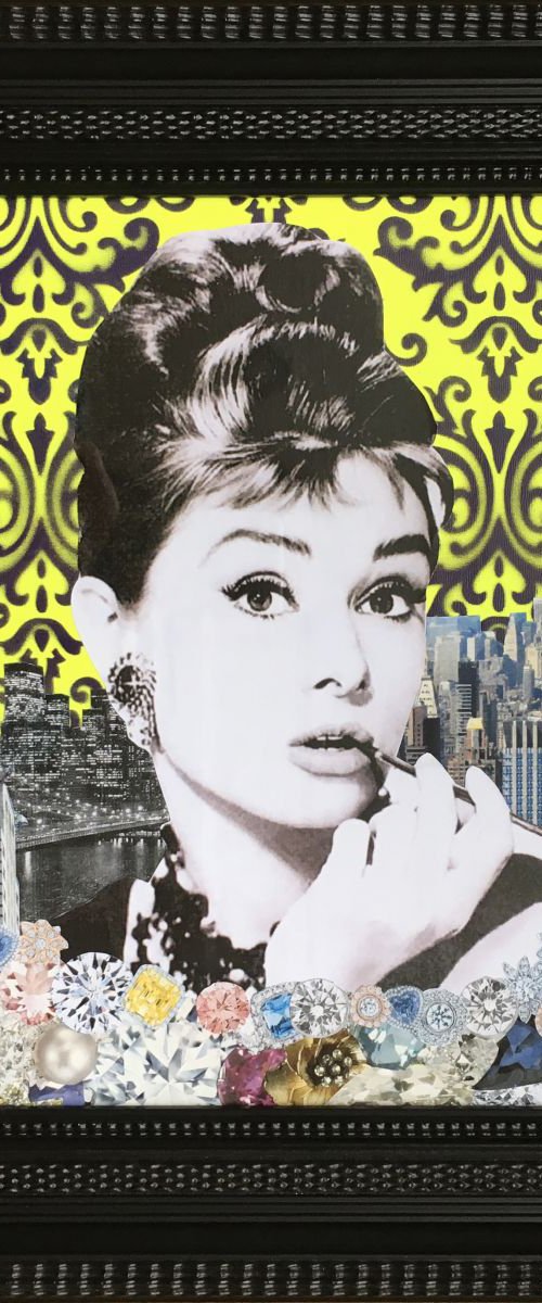 Diamonds are forever - Yellow - Framed by Anne Storno