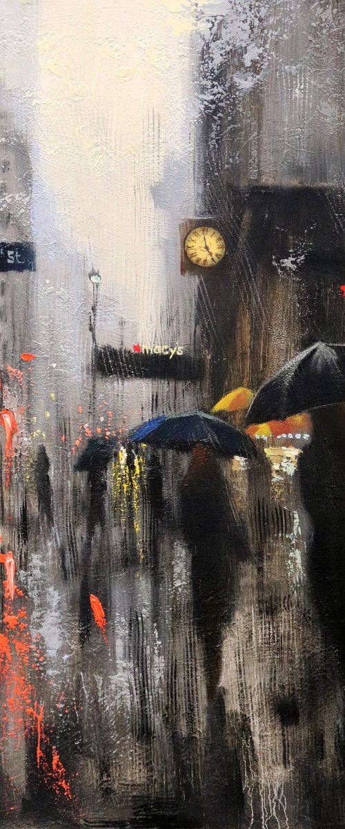 Macy's Rainy Day Walkers by Chin H Shin