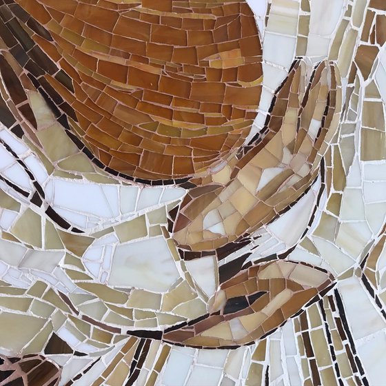 Glass mosaic meditation and spiritual art "Sufi"