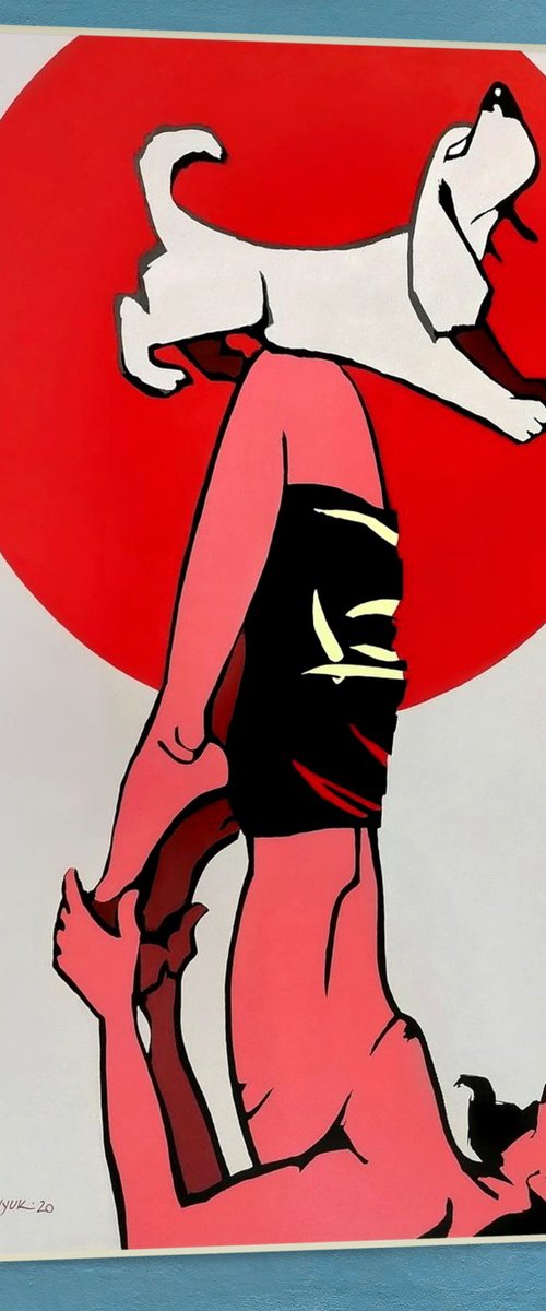 Doggy - Yogi by Evgen Semenyuk