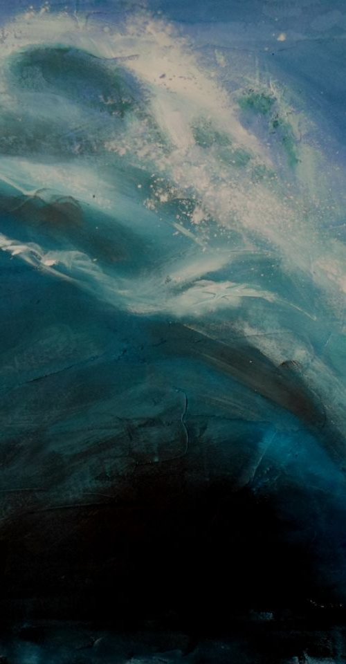 Big blue wave 2015 by Jean  Luce