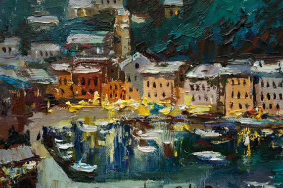 Oil painting Italy landscape painting