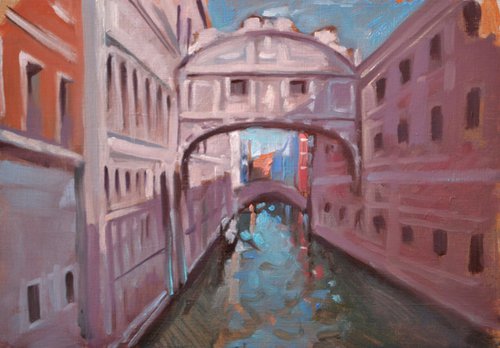 The Bridge of Sighs, Venice, Italy by Checka Levi Morenos
