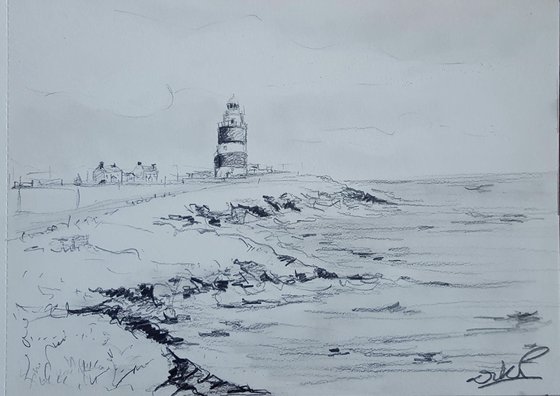 Hook Head Lighthouse - Pencil Study