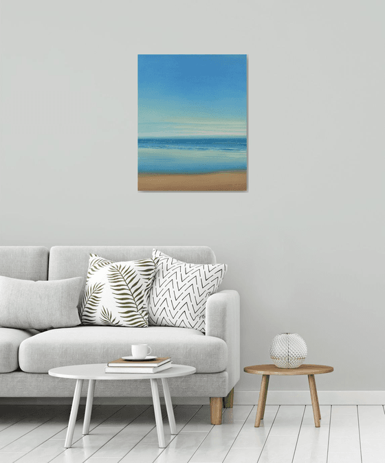 Summer Beach - Blue Sky Seascape