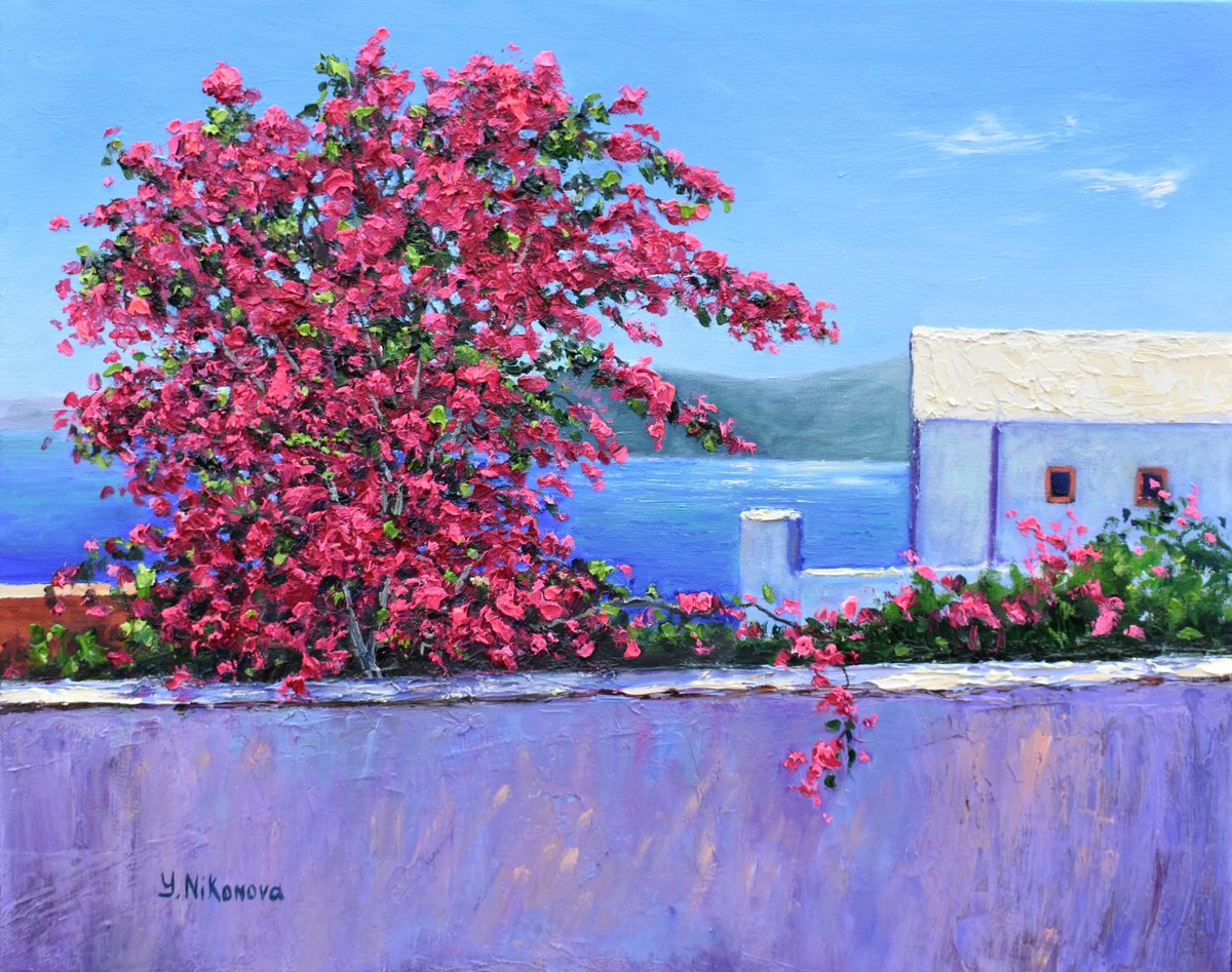 On The Way Up The Hill By Yulia Nikonova, 20 X 16, Artwork For Sale On Artfinder