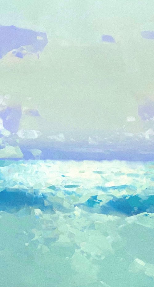 Ocean Breeze, Original oil painting, Handmade artwork, One of a kind by Vahe Yeremyan