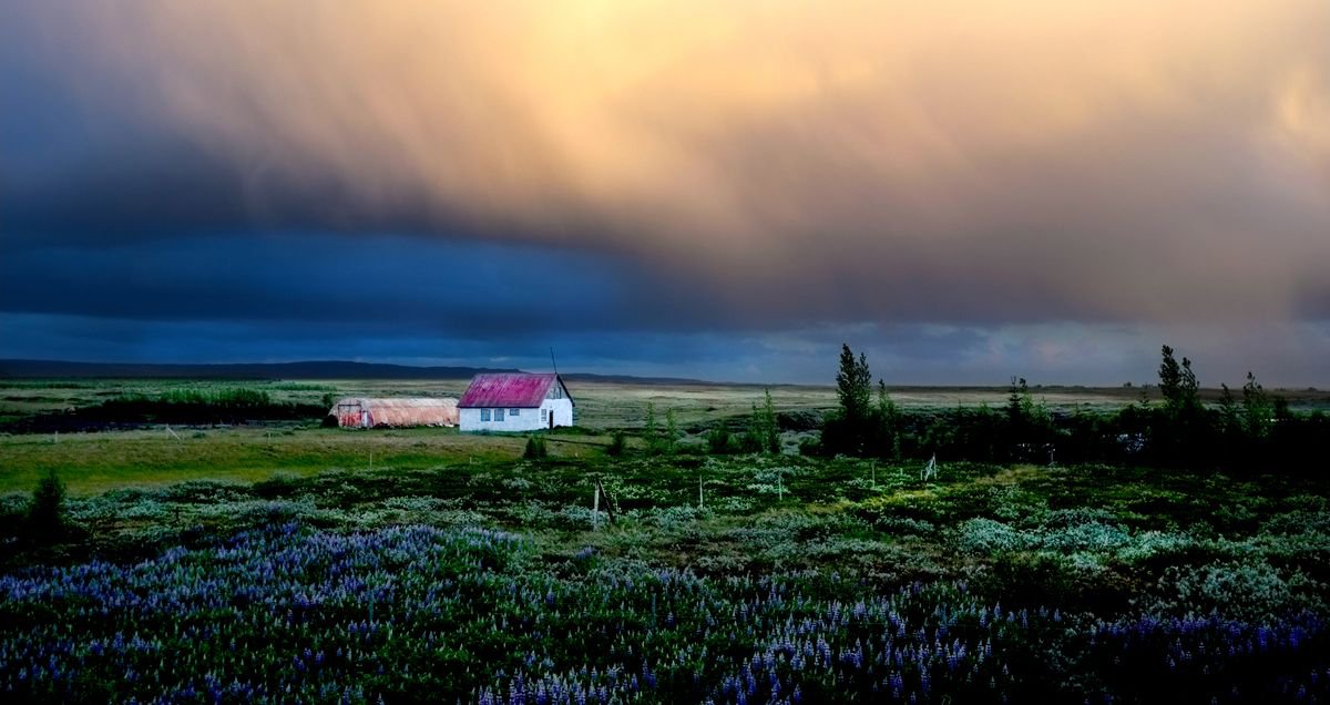Storm in Iceland by Russ Witherington