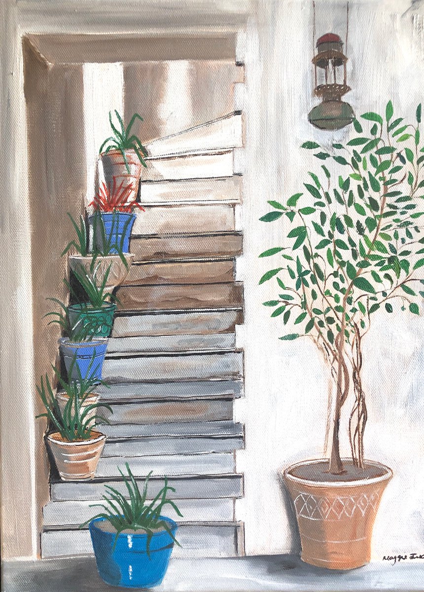 Streets Of Old Dubai By Maggie Jukes, 12 X 16, Artwork For Sale On Artfinder