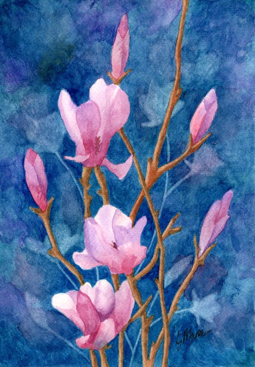Magnolia Blossom by Lisa Mann