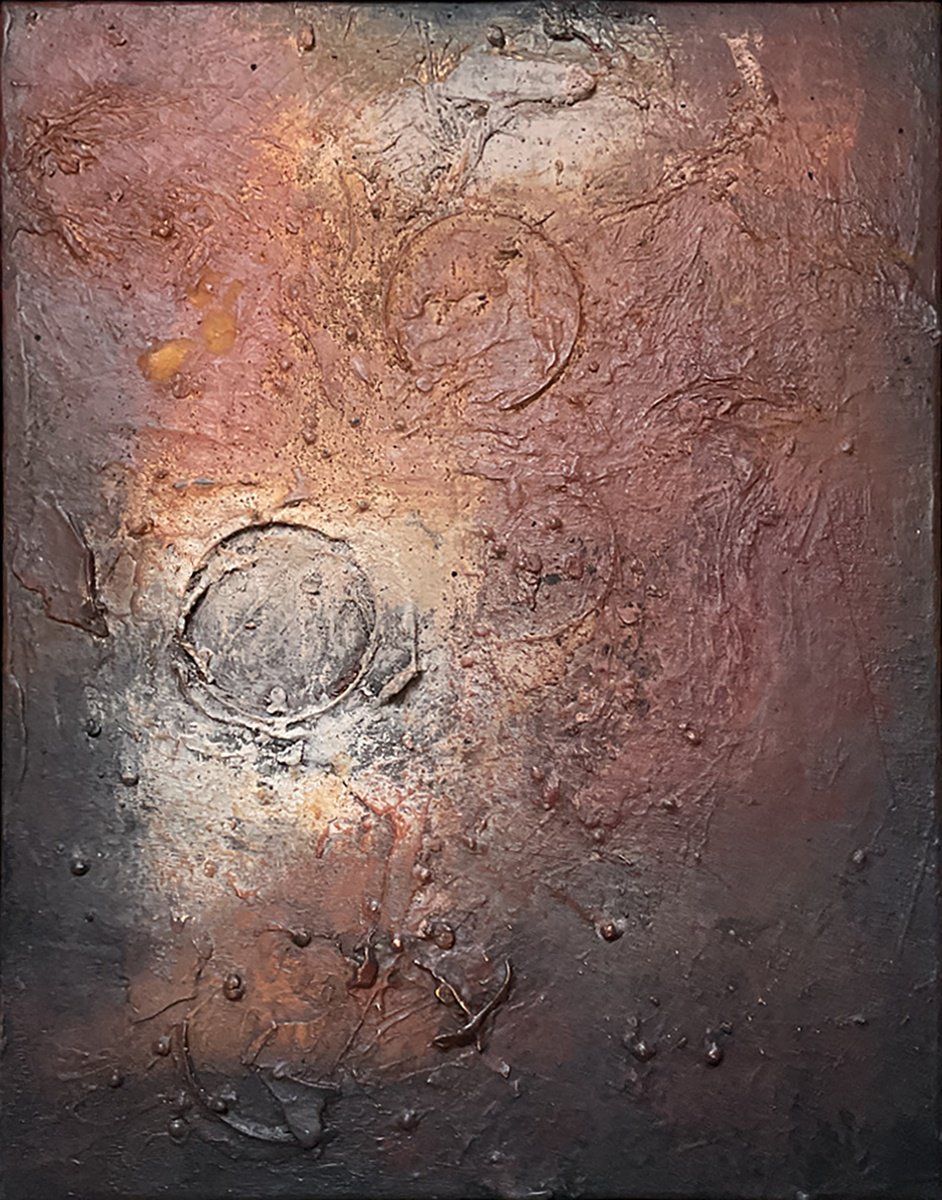 Expressive Painting , Moon Whispers By Kathy Morton Stanion, 16 X 20, Artwork For Sale On Artfinder