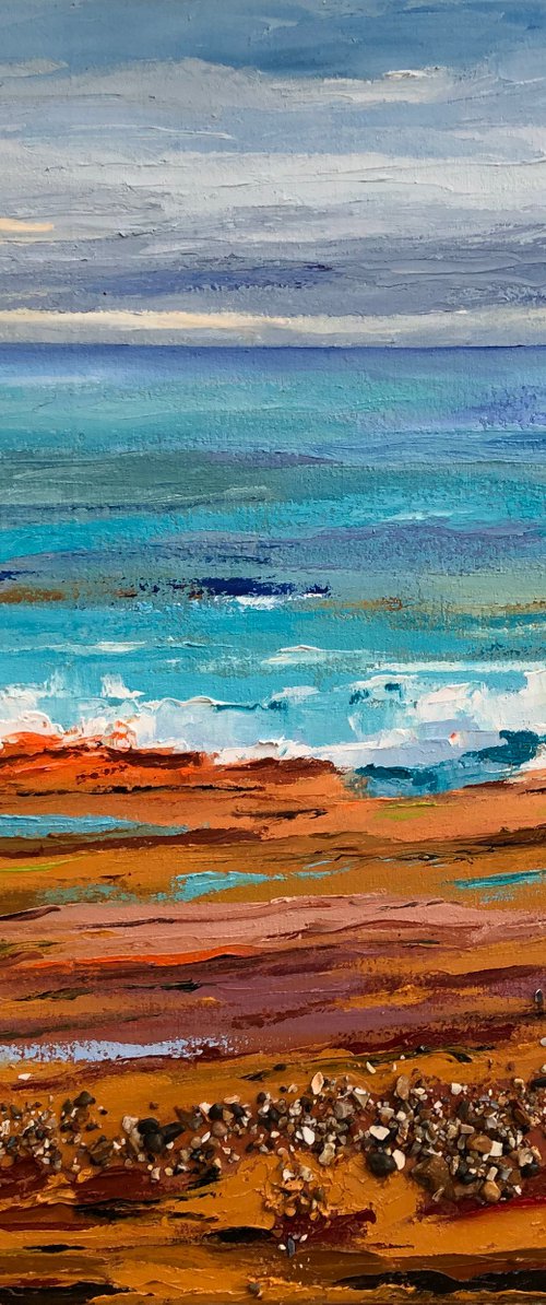 Low Tide Pebbles by Ann Palmer