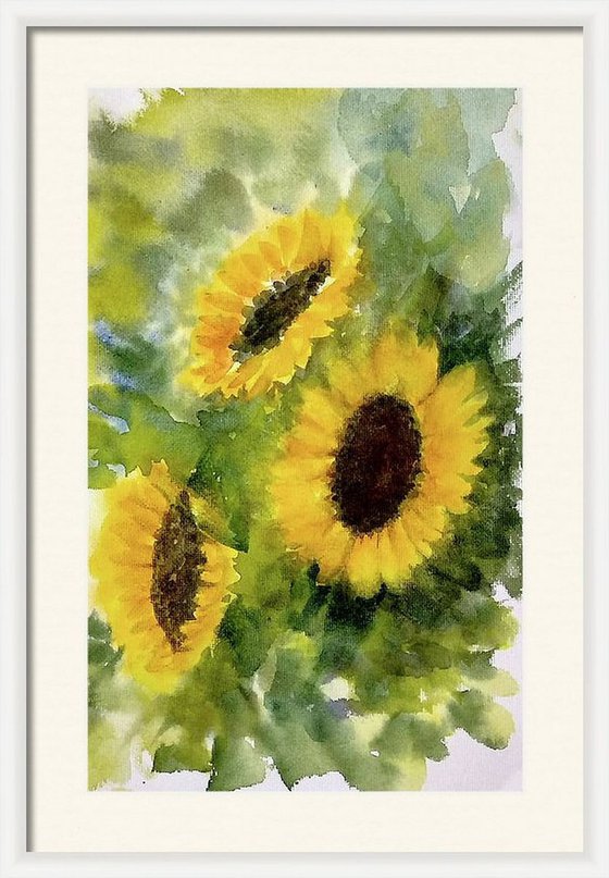 Sunflowers Inspired by Van Gogh