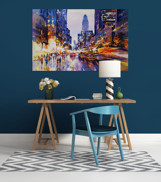 Evening  lights (New York)