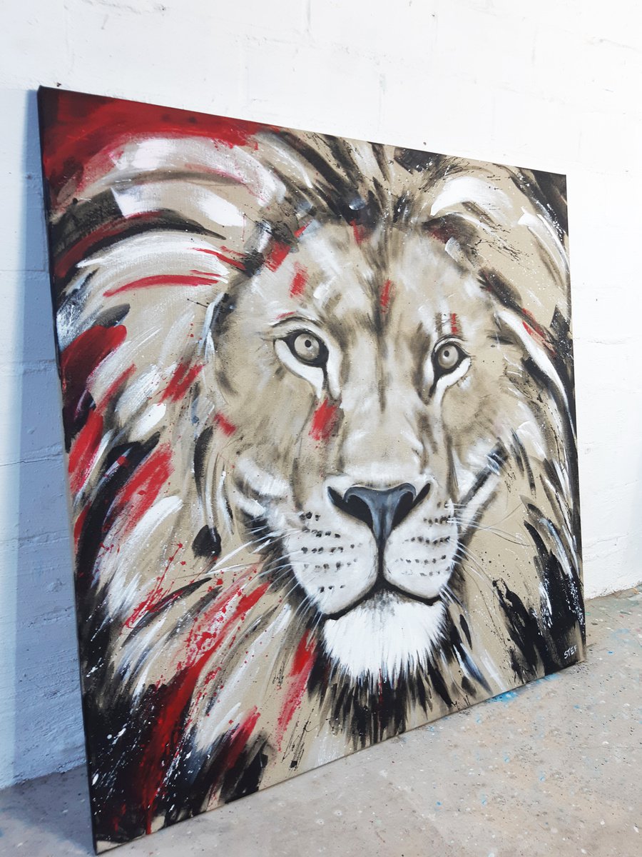LION #10 - Series BIG CAT by Stefanie Rogge