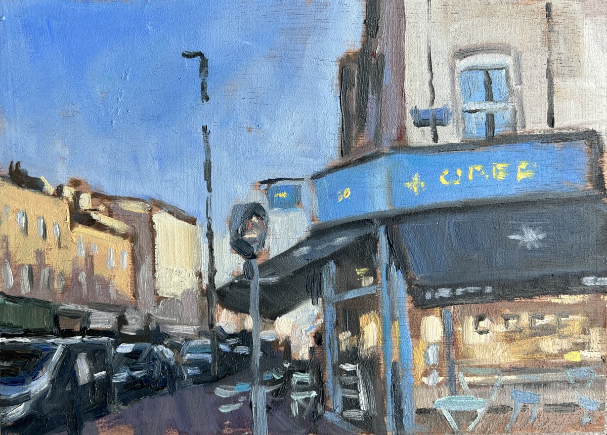 Northcote Road mini painting by Louise Gillard