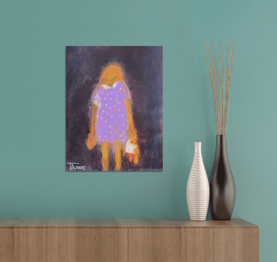 Girl with a doll.