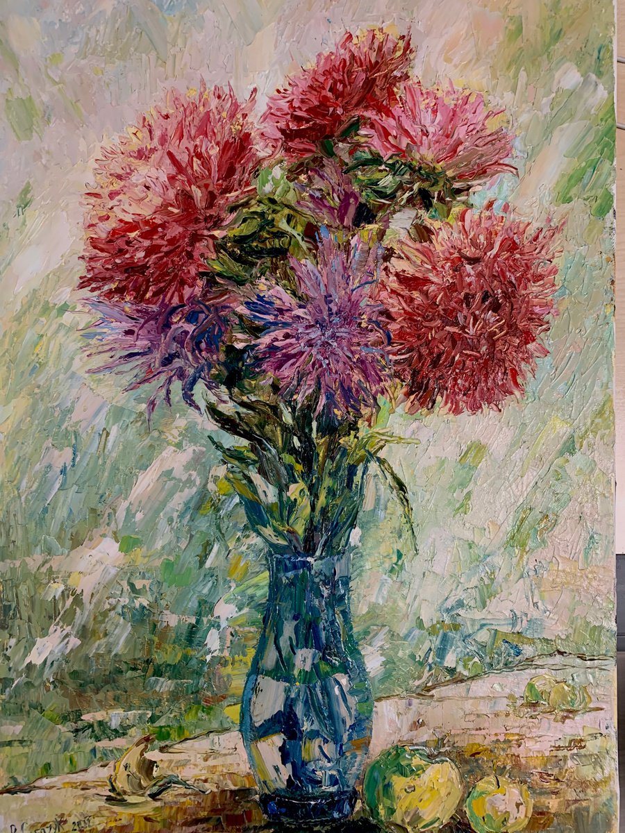 Asters By Roman Sleptsuk, 16 X 20, Artwork For Sale On Artfinder