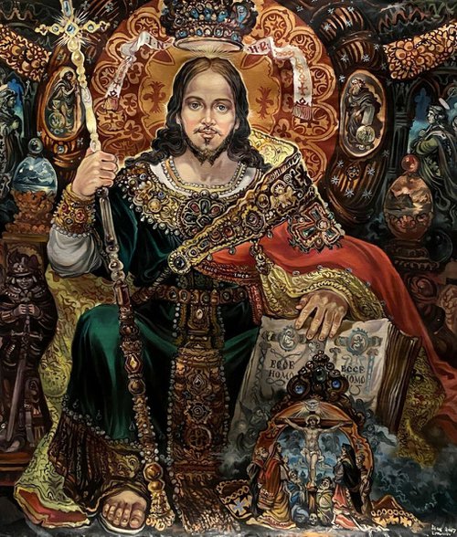 Christ in Glory by Oleg and Alexander Litvinov