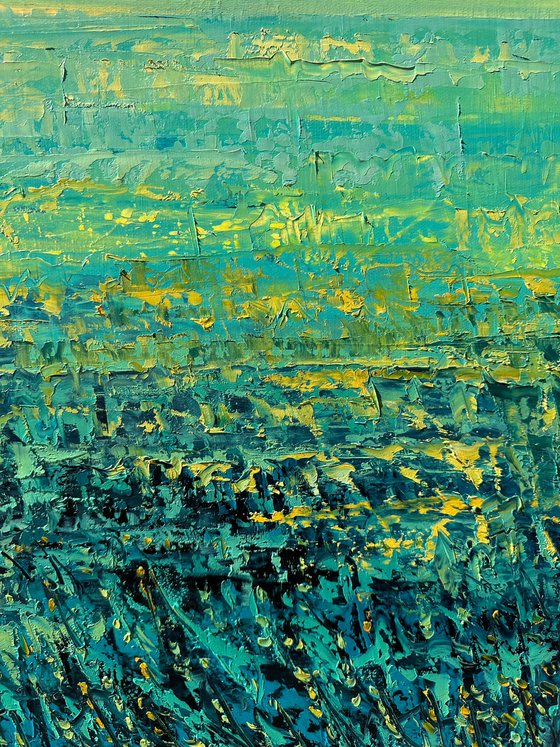 Field at Sunrise A23 50x70cm