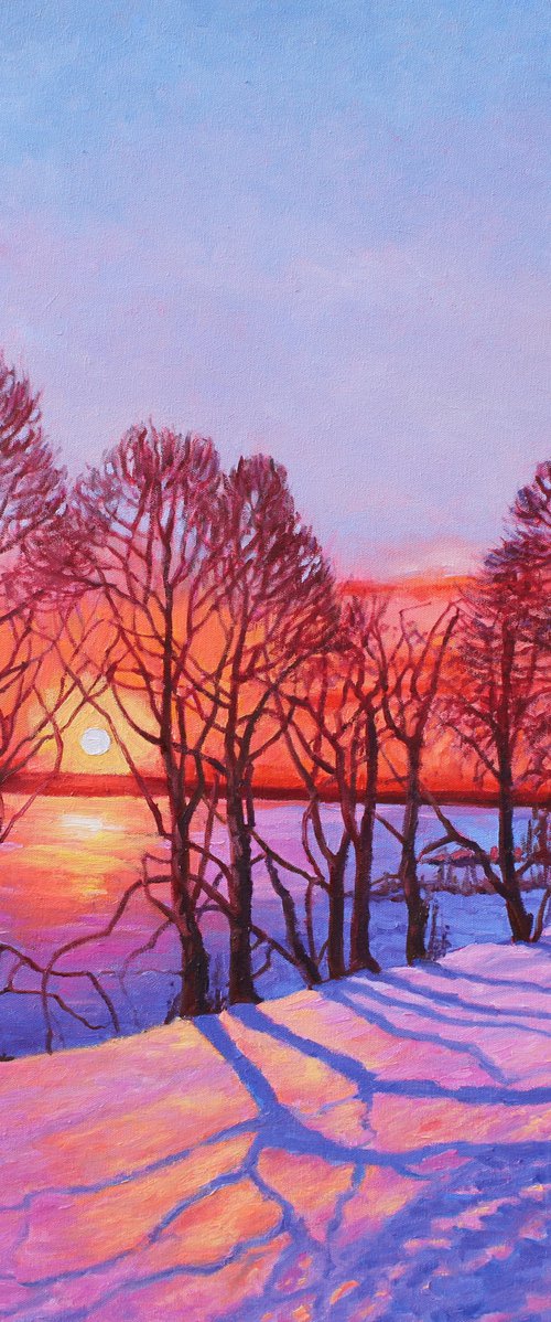 Winter Sunset by Zoe Elizabeth Norman