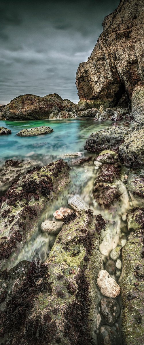 'Rock Pools at Freshwater Bay' Giclée Fine Art Print by Chad Powell