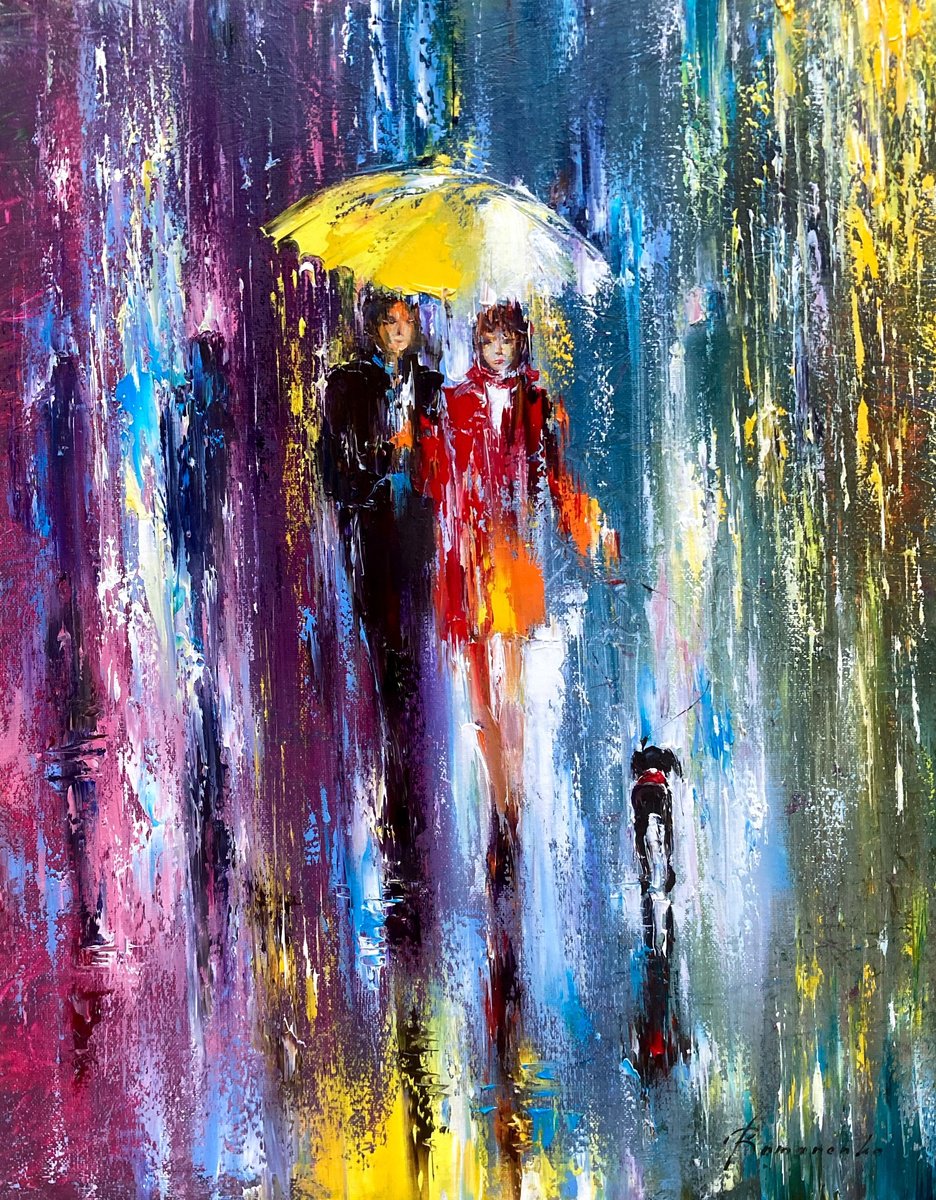 Music of the rain by Olena Romanenko