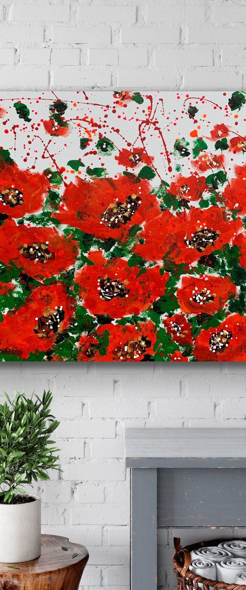 40''x 31"( 100 x 80 cm) Garden of Joy 26 by Veronica Vilsan