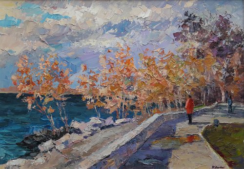 Autumn Quay by Boris Serdyuk