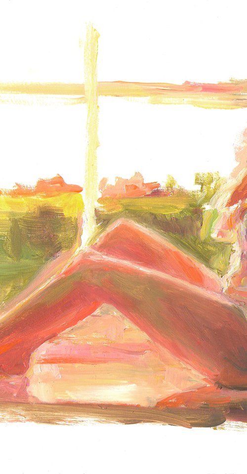 At the window #2 by Vachagan Manukyan