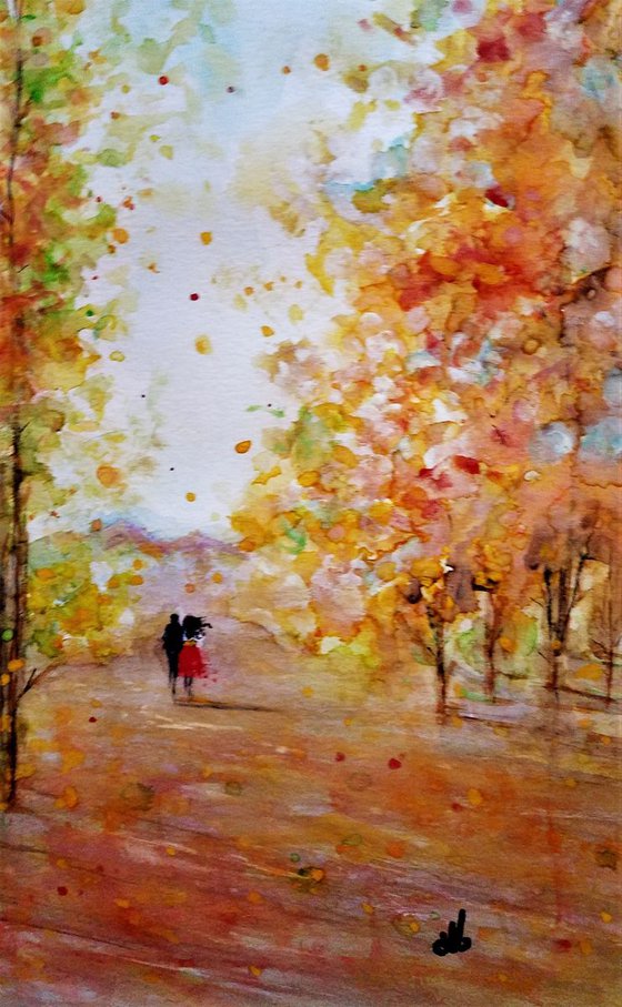 Me,You and a magical Fall day.. (3) gift idea,framed,ready to hang