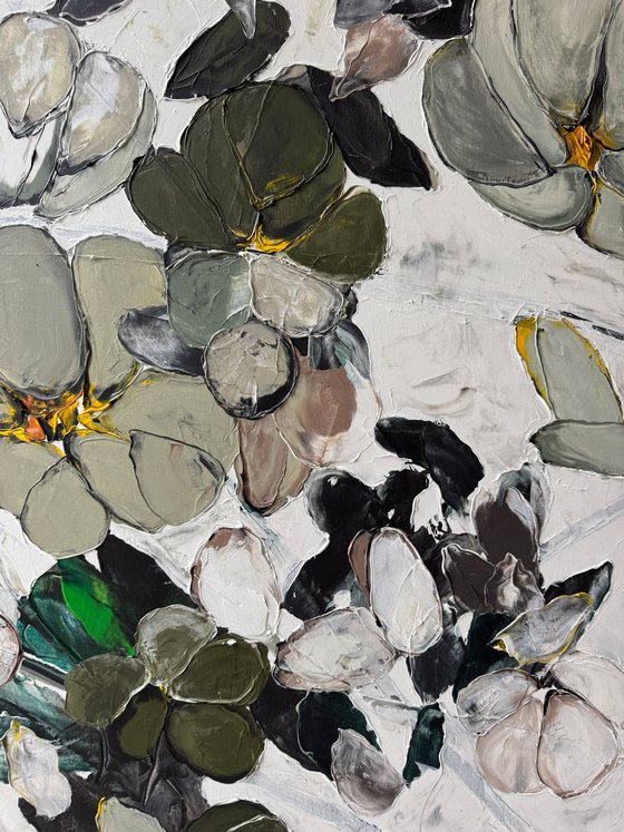 She Speaks in Petal Tones