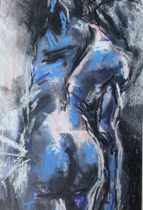 Blue Nude no.8 by Sheila Volpe