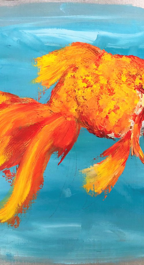 Goldfish - make a wish by Lena Smirnova