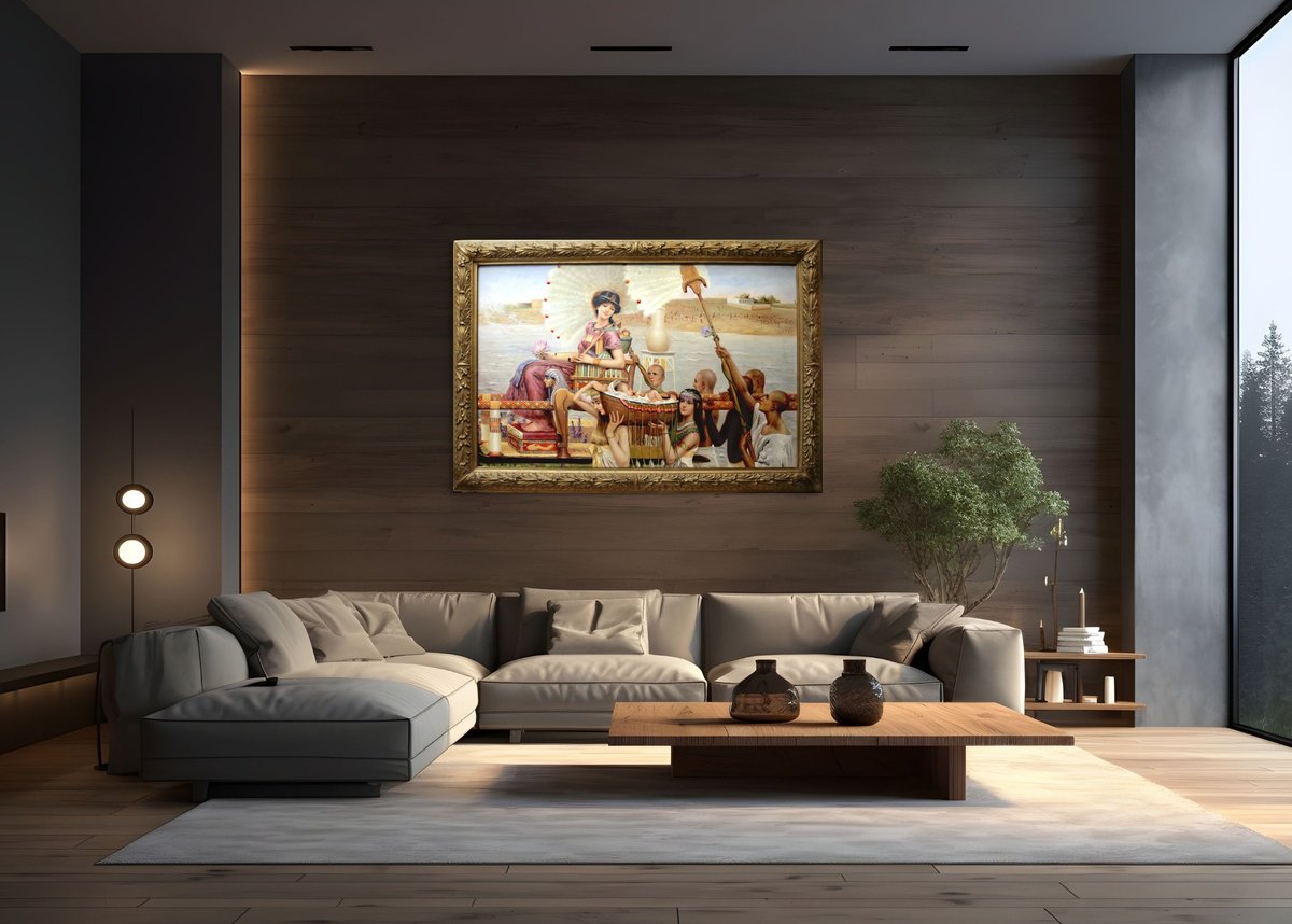 Portrait Oil Painting By Gouyette Jean-Michel, 39 X 55, Museum Paiting, Original Artwork