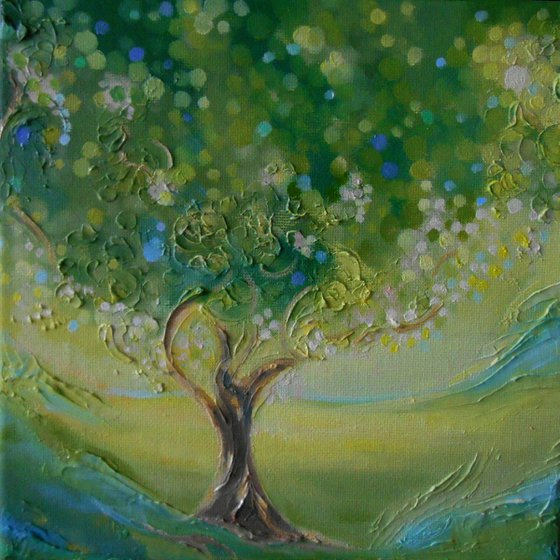 Bioenergetic painting: "Tree of Health and Vitality"