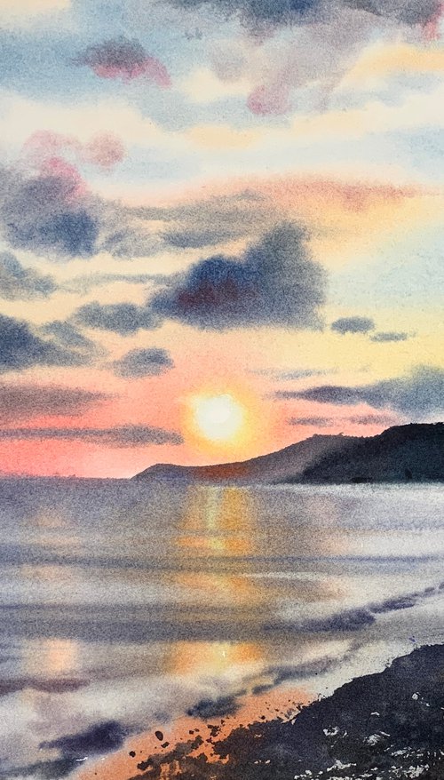 Sunset in Gelendzhik #2 by Eugenia Gorbacheva