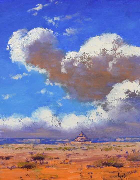 Clouds over the Utah desert