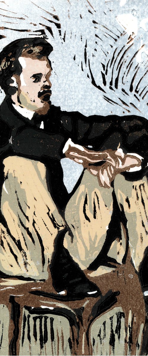 Pierre Auguste Renoir - inspired by Frédéric Bazille by Reimaennchen - Christian Reimann