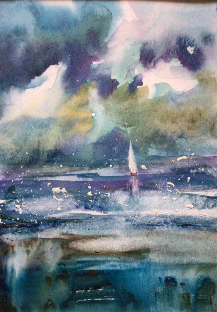 ONE LITTLE SAIL BOAT by Roma Mountjoy
