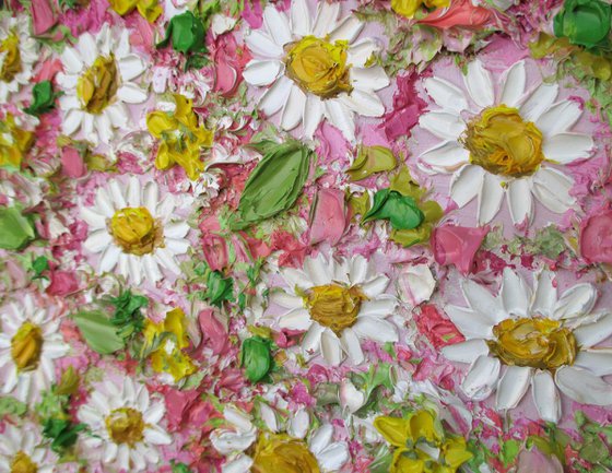 Daisies and blossom