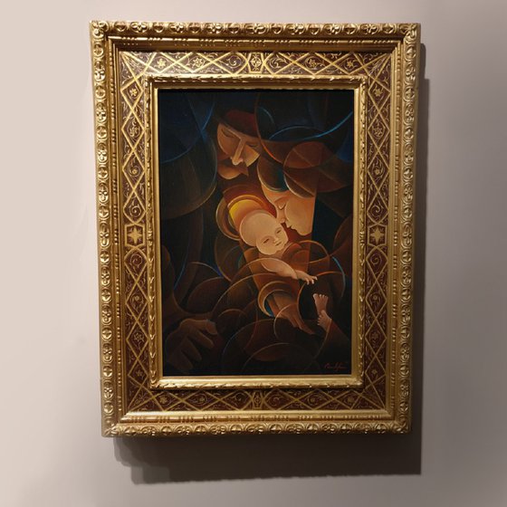 "Sagrada familia" - Oil on canvas, 40 x 60 cm - Op.120 (2020)