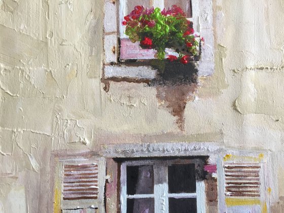 Shutters and Flowers