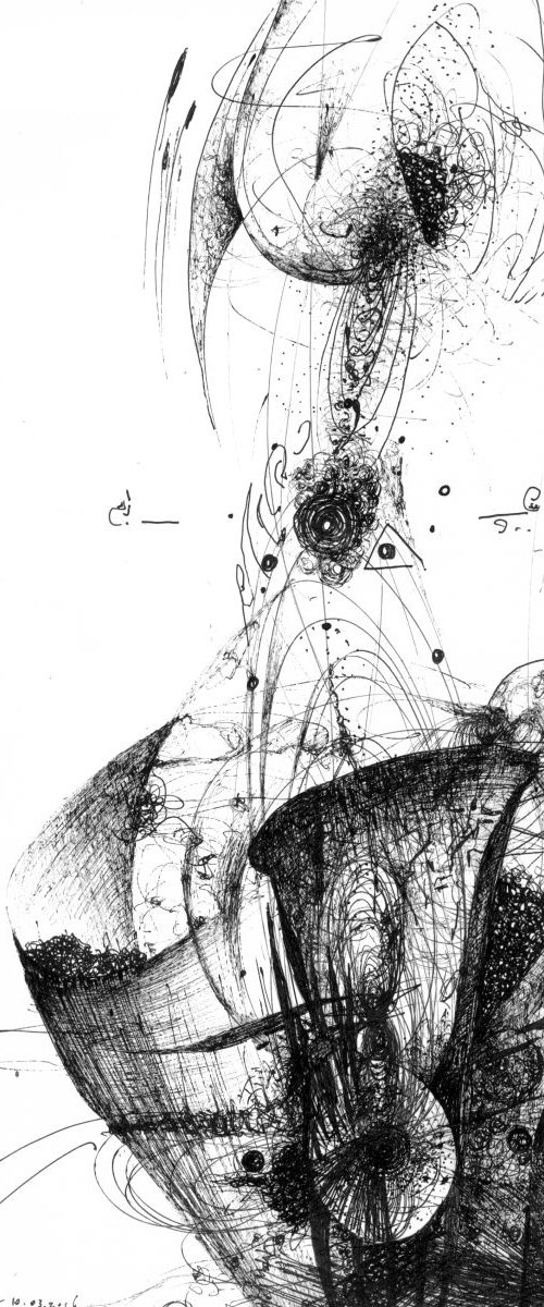 UNIQUE FANTASTIC WAY TO DRAW STILL LIFE LIKE COSMIC ENERGY BY KLOSKA NEW DRAWING by Kloska Ovidiu