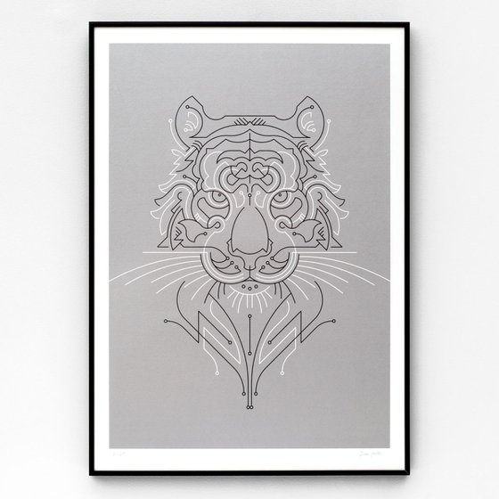 Tiger A2 limited edition screen print