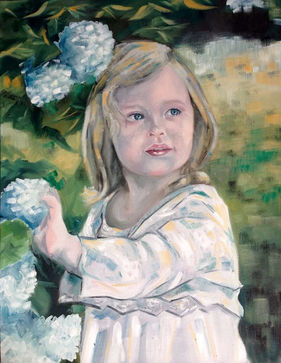 Photorealistic Oil Painting , Summertime By Stevie Nicholson, 20 X 24, Artwork For Sale On Artfinder