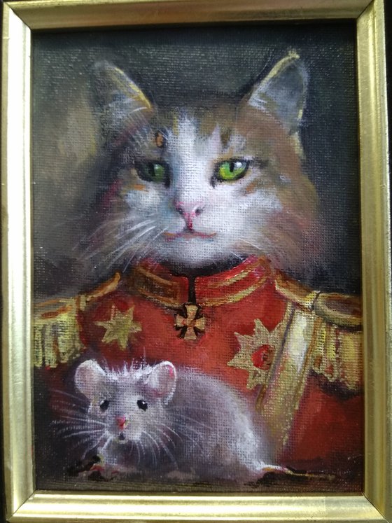 Cat General And Mouse