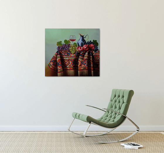 Still Life with Armenian Carpet