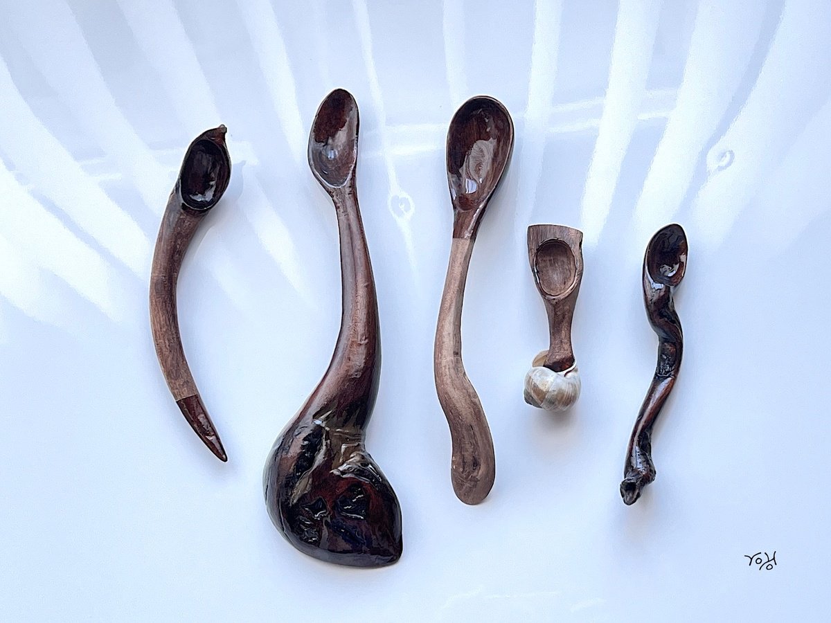 Family Vine Wood Spoon 1072 by Roland Kopfer