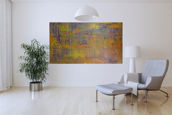 Escape - large abstract painting